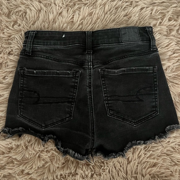 American Eagle, Black Jean Shorts.  Size 2 - Picture 2 of 3